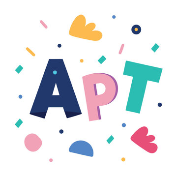 Abstract confetti shapes ai prompt prompt.