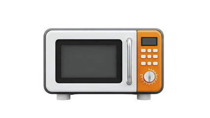 Microwave Oven Isolated on White Background