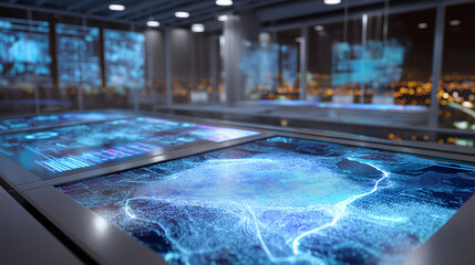 AI-powered smart city management and urban technology systems.