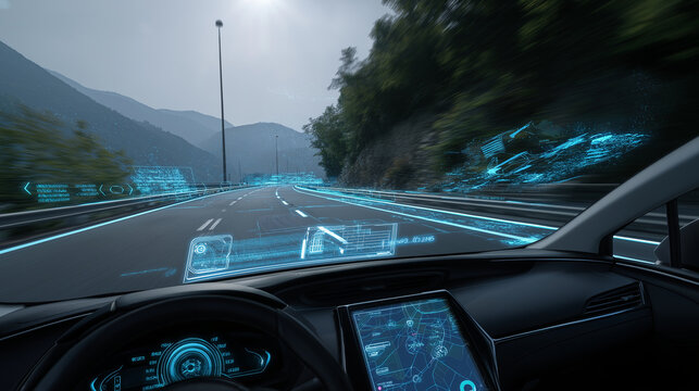 AI-powered self-driving vehicle technology and smart transportation systems.