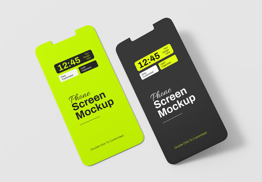 Smartphone Screen Mockup