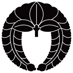 	家紋です。下がり藤といいます。