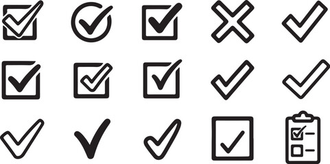 Vector alphabet letters set illustration design icons