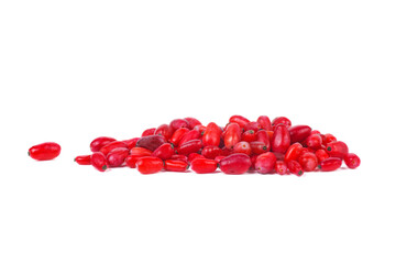 Pile of barberry isolated on a white background