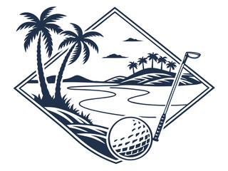 Sports Golf Logo Design