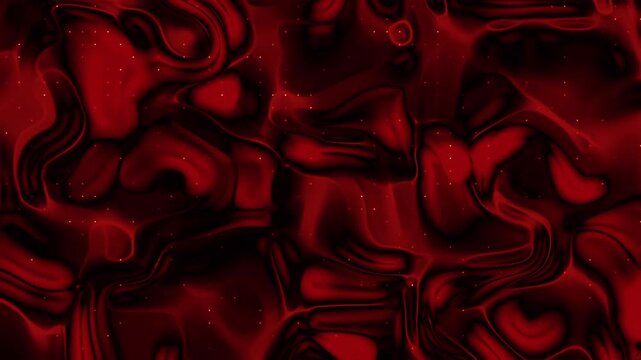 Crimson red fluid animation with captivating, swirling patterns and subtle highlights, creating a dynamic and modern aesthetic.