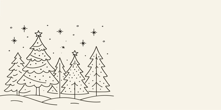 christmas tree on a white background