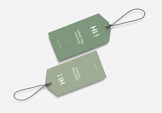 Label Tag Mockup