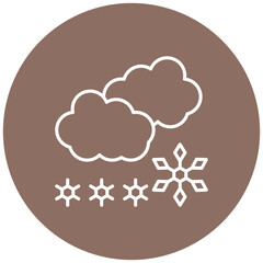 Snowy day Icon