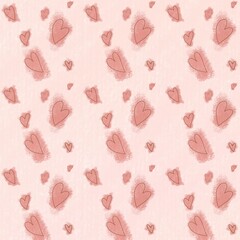 seamless pattern with hearts