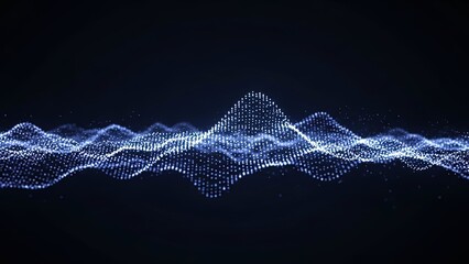 Abstract digital wave pattern