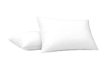 White Bed Pillows Isolated