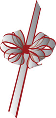 red ribbon bow