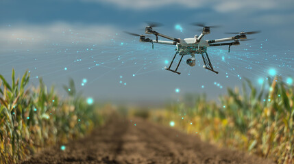 AI-powered smart agriculture and precision farming technology.