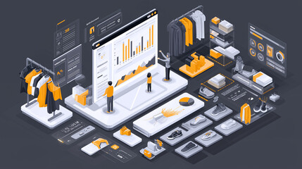 AI technology improving online retail and e-commerce efficiency.