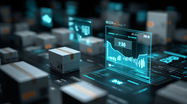 AI technology improving online retail and e-commerce efficiency.