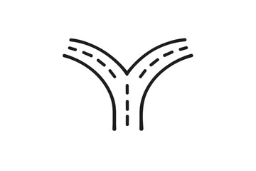 Fork in the Road Icon