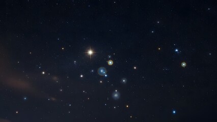 Fototapeta premium Stunning view of stars and galaxies in deep space