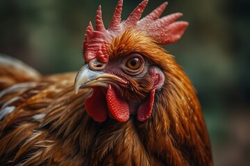 close up of a rooster