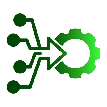 Digital Technology Input Source Icon from Data Analysis Icon Collection (Glyph Gradient style)