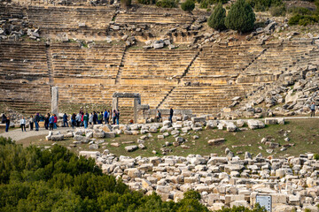Obraz premium Cibyra or Kibyra, also referred to as Cibyra Magna, was an Ancient Greek city near the modern town of Gölhisar, in Burdur Province. It lay outside the north-western limits of the ancient province