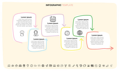 Doodle Infographic Template