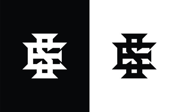 SE Monogram Logo Design, Modern Blackletter Style Interlocking Letters S and E, Geometric Gothic Typography for Sports, Apparel, and Heritage Branding Identity