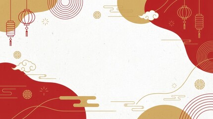 Celebrating lunar new year festivities urban city digital illustration festive atmosphere aerial view cultural significance explored