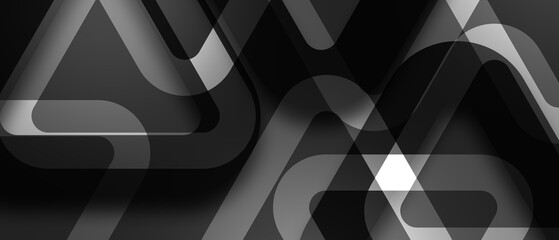 abstract background overlap layer on bright space with rounded triangles effect decoration