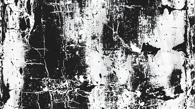 Distressed Overlay Texture of Rusted Peeled Metal