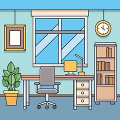 living room interior with furniture