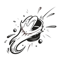 vector illustration of a tribal tattoo