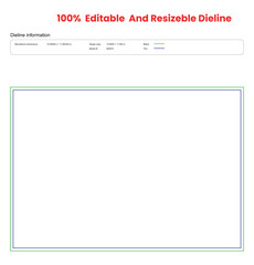 a3 picture frame dieline template box dieline die lines packaging custom dieline  box cardboard box dieline pizza box dieline printable product packaging layout,