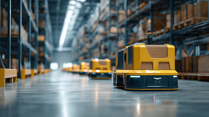 AI robotics transforming warehouse automation and logistics operations.