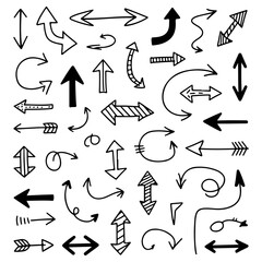 black arrow icons navigation set