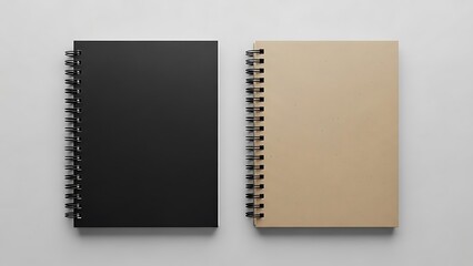 Two notebooks side by side