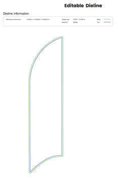 feather flag dieline template box dieline die lines packaging custom dieline  box cardboard box dieline pizza box dieline printable product packaging layout,