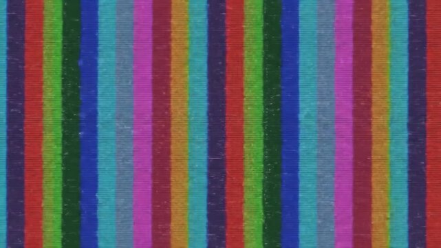 Abstract Digital Pixel Sorting Glitch Dissolving into Vertical Lines of Color