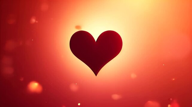 Heart with many hearts flying around it