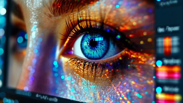 selective focus on digital retouching workflow with visible visual improvements