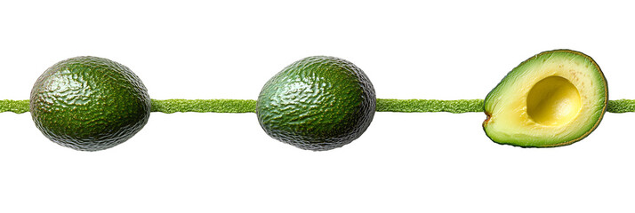 Sequence of spherical shapes with color variation