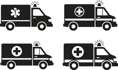 Set of Ambulance Icons