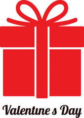 Valentine's Day Gift Icon &ndash; Symbol of Love, Celebration, and Romantic Giving