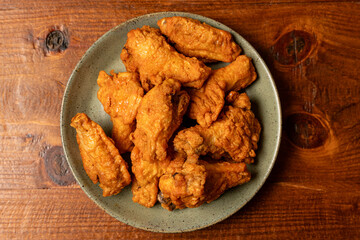 Buffalo Wings on a plate