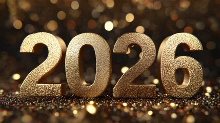 Happy new year 2026 background concept