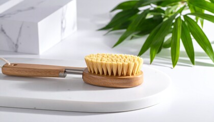 A high-resolution overhead shot of a diverse business team collaborating on a digital project around a modern wooden office desk