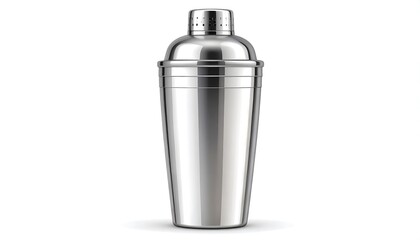 Obraz premium Stainless Steel Cocktail Shaker.
