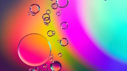 abstract colorful buble background