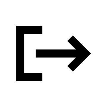 Logout Icon &ndash; Sign Out User Account Symbol