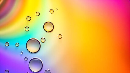 abstract colorful buble background